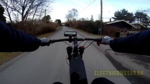 5000W electric bike riding