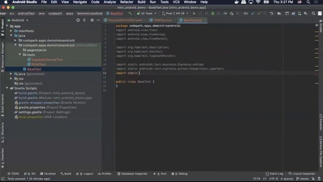 PART 2 | Espresso Automation Tutorial: Creating A Page Object Model