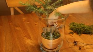 Новогодняя идея /Датированная свеча своими руками/Новогодняя композиция на столе