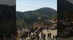 Sintra most famous Palace. Pena Palace, Portugal