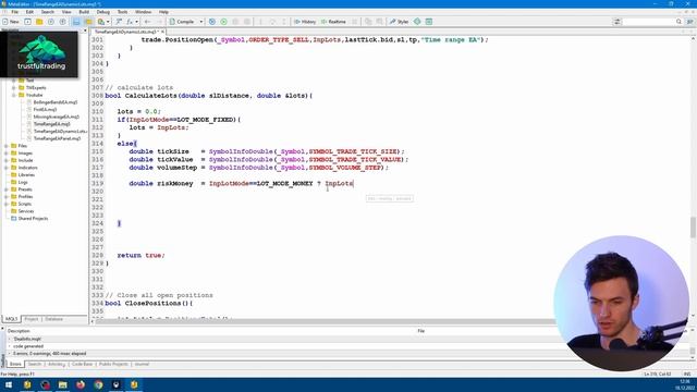 Dynamic Position Sizing In Mql5 | MT5 Programming