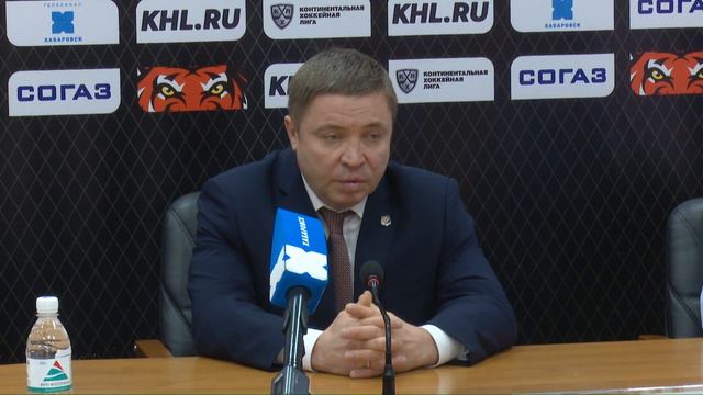 Пресс-конференция после матча "Амур" - "Йокерит" смотреть онлайн