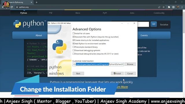 How to install Python | Python 3.10 64 bits installation | Python Install in 2 Minutes