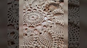 Вязаные крючком ковры из полиэфирного шнура