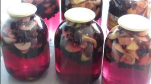 Компот из яблок и черноплодной рябины  Мой любимый!