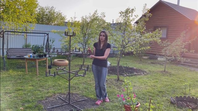Наше ДЕРЕВО для петуний с размерами. #милыйдом