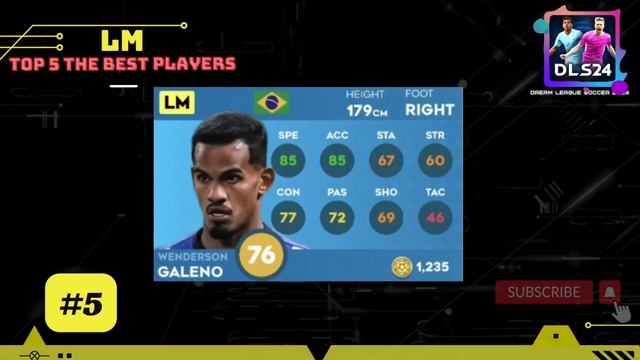 THE BEST RARE PLAYERS IN DLS24 - THE BEST RARE PLAYERS AT EVERY POSITION IN DREAM LEAGUE SOCCER| DL