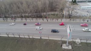Автопробег ретро- и современной пожарной техники в Красноярске
