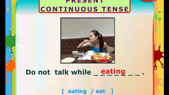 Present Continuous Tense - Learn English Grammar смотреть онлайн