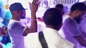 Watch how Obafemi Martins, Portable, Qdot, Kunle Poly & others storm Barryshine beach party