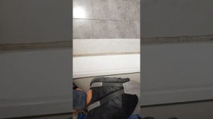 КАК ПРАВИЛЬНО УСТАНОВИТЬ ВАННУ стыковка ванны с плиткой
