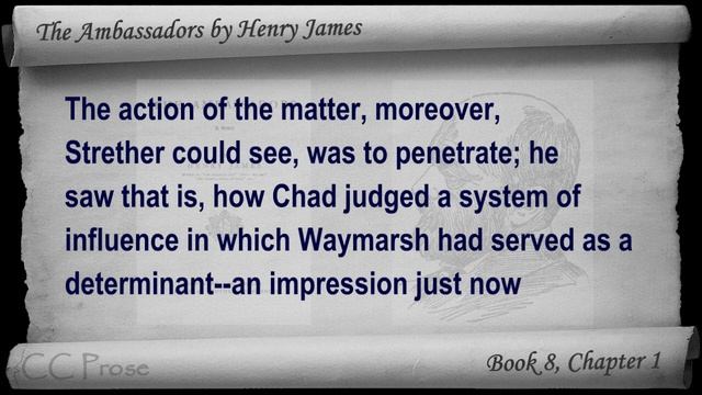 Book 08 - Chapter 1 - The Ambassadors by Henry James смотреть онлайн