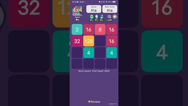 2048Game:This is a digital puzzle tile game.