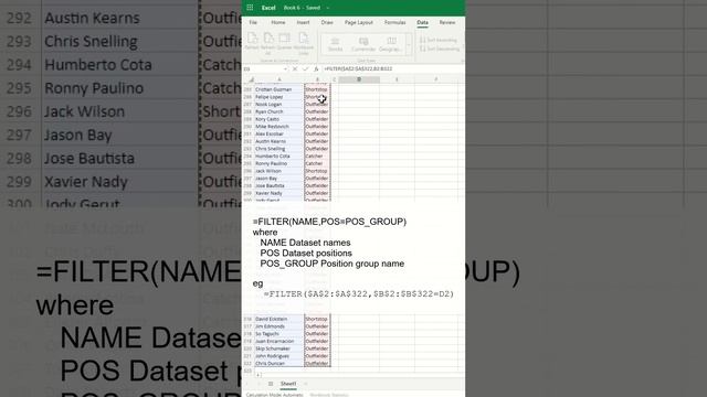 Filter Data Dynamically With Excel FILTER Function - Excel Tips and Tricks