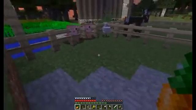 Прохождение игры Minecraft 1.8 /Серия 6/ Загон для скота смотреть онлайн