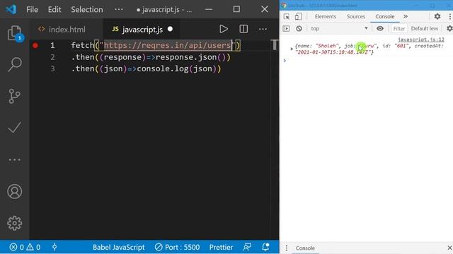 15 MENIT KUASAI JAVASCRIPT FETCH | Javascript Fetch API Tutorial смотреть онлайн