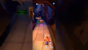Краш Бандикут:Со всех ног!/Crash Bandicoot:On the run! Ур.1.Руины храма Испытания.Забег на время