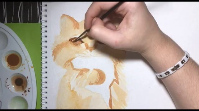 Уроки рисования - №3 (Акварель) Рисуем "Милого Котика"