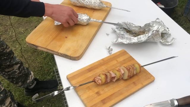 Дальнобой сдох, работы нет ,Я и Димон. готовим утку Мулард, на мангале смотреть онлайн