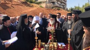 Торжества в Ливане 2019. Закладка храма в честь иконы Нечаянная Радость в г.Захле.