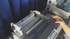 How to Replace Roll Paper of Inmarsat C - Printer