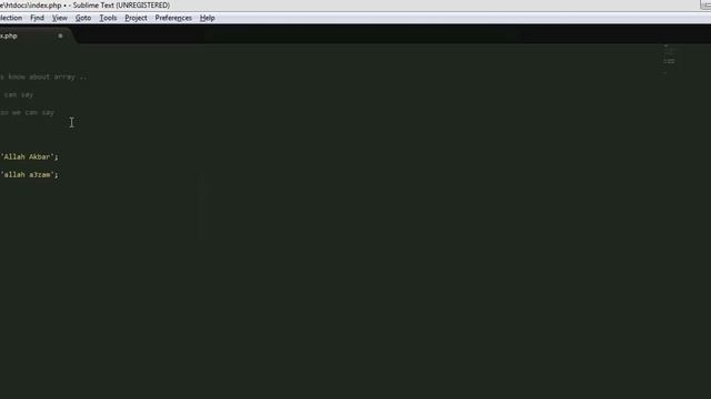 PHP Lesson 1 - basics about server side programming language