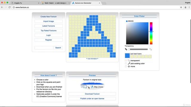 What Are Favicons | 100 Days of Code: The Complete Python Pro Bootcamp for 2022