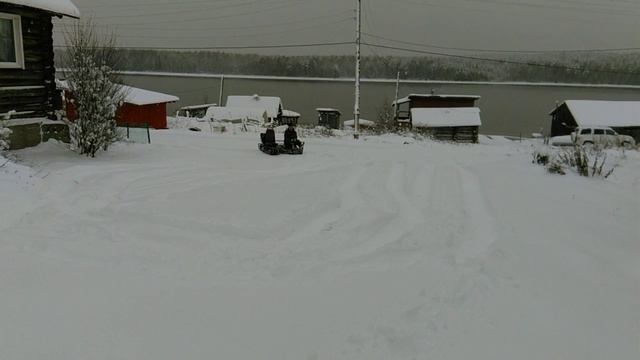 вездеход самодельный двухгусеничный с редуктором муравей для рыбалки охоты смотреть онлайн