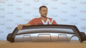 Защита на задний бампер BYD S6 (БИД С6)