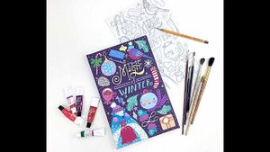 Мастер-класс по иллюстрации «Яркая новогодняя открытка» | Как нарисовать открытку своими руками