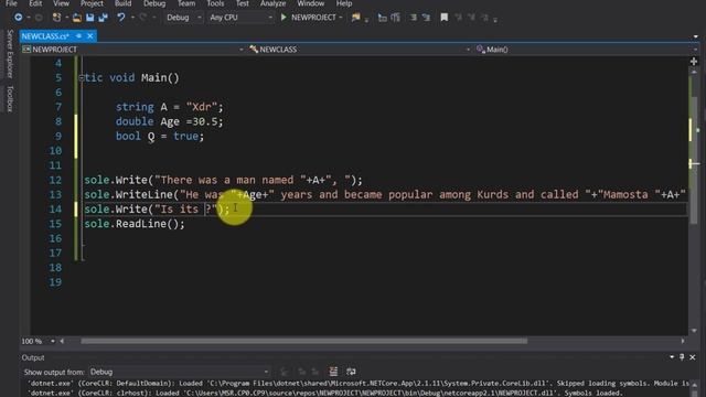 C# Tutorial - How to use Boolean Data Type in C#