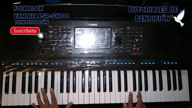 FOLK ROCK YAMAHA PSR-SX700 // TUTORIALES смотреть онлайн