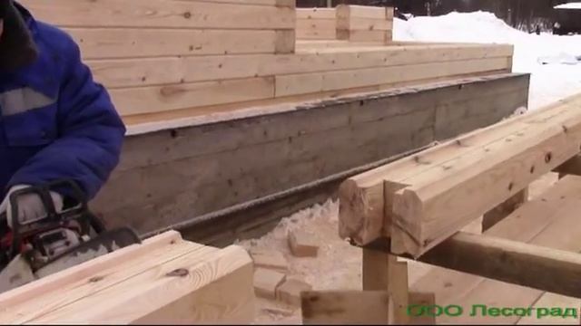 Сращивание профилированного бруса по длине смотреть онлайн