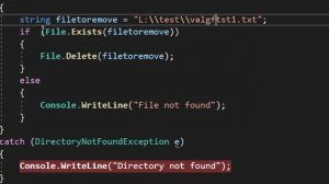 How To Delete Files in Directory Using C#