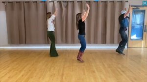 Cotten Eye Joe Line Dance to Music group