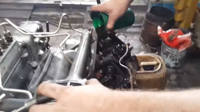 Запуск Дизеля ЯМЗ после капитального ремонта смотреть онлайн