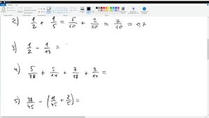 10. Сравнение, сложение и вычитание обыкновенных дробей. Математика 6 класс