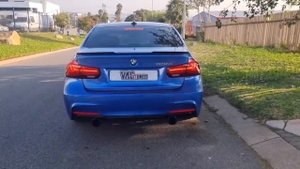 BMW F30 320D (STAGE 2) Downpipe  exhaust with custom body kit!