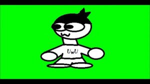 nics undertale green screen ( for Tails Doll  )