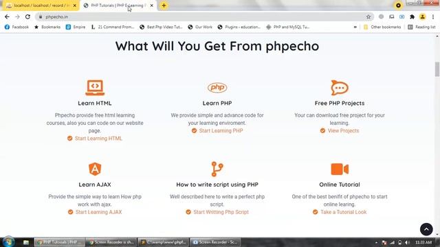 Php Function Using Mysql Database | Php Programming