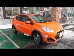 2014 TOYOTA AQUA（PriusC）X-URBAN Обзор Японского автомобиля с правым рулём (Интерьер и экстерьер)