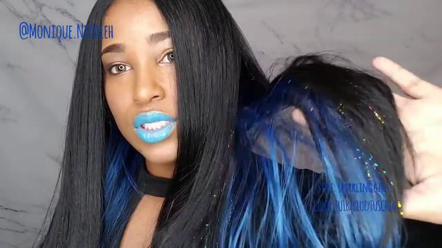 Blinged out Sparkling Girl 1 (TU1B/Blue/Fuschia) with Mane Concept from Gobeautyny.com смотреть онлайн