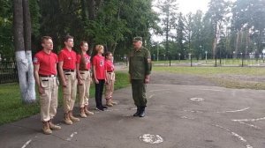 Шухмин Олег Николаевич, основы военной службы, перестроение в две шеренги