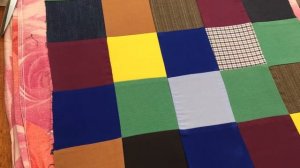 ЛОСКУТНОЕ ОДЕЯЛО ИЗ СТАРОЙ ОДЕЖДЫ/Самый простой классический способ для начинающих/Мастер класс