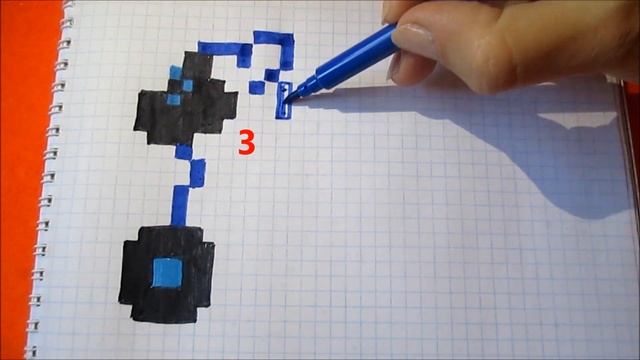 Робот Собака Чип Как рисовать по клеточкам в тетради How to Draw CHiP Dog WowWee
