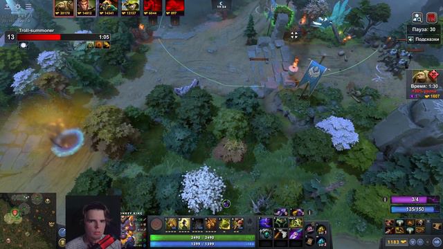 ПЕРЕИГРАЛ ВСЕХ НА МК ЧЕРЕЗ ПАСИВУК в Доте 1x6 / DOTA 1x6 / Дота 2 смотреть онлайн