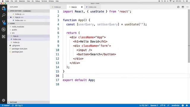 React Hooks Tutorial 4/46: First Hook: UseState смотреть онлайн