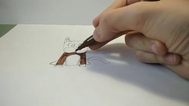 Рисую пса! Drawing dog! (подпишись!) (subscribe!) смотреть онлайн