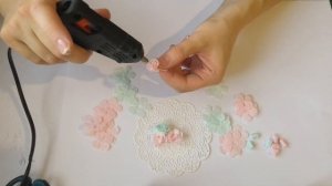 ЦВЕТЫ (для скрапбукинга) Простой МК !  Розы из влажных салфеток.