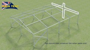 6m x 12m How to Erect Gala Tent Fusion Marquee - Assembly Instructions